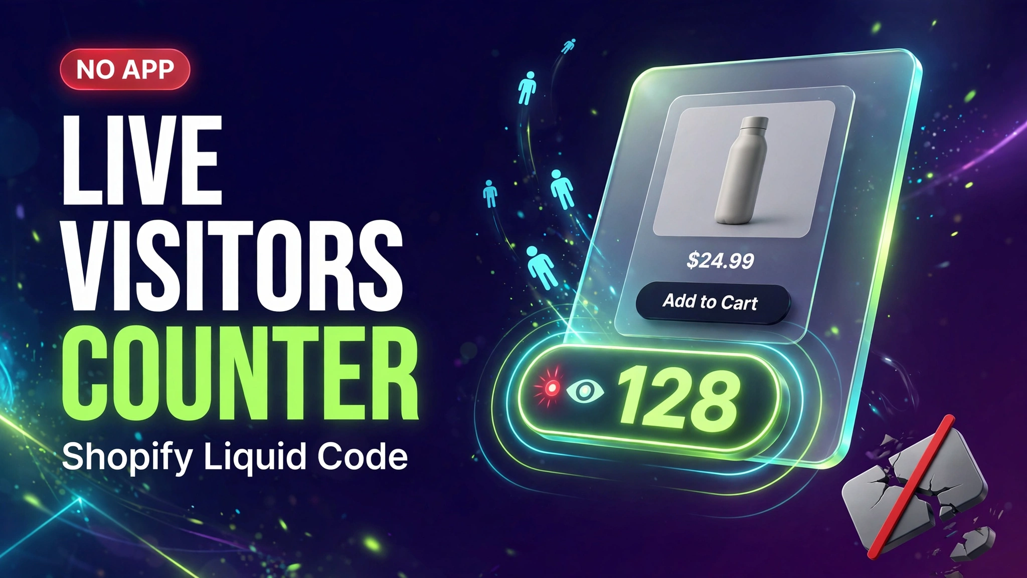 How to Add a Fake Live Visitors Counter in Shopify