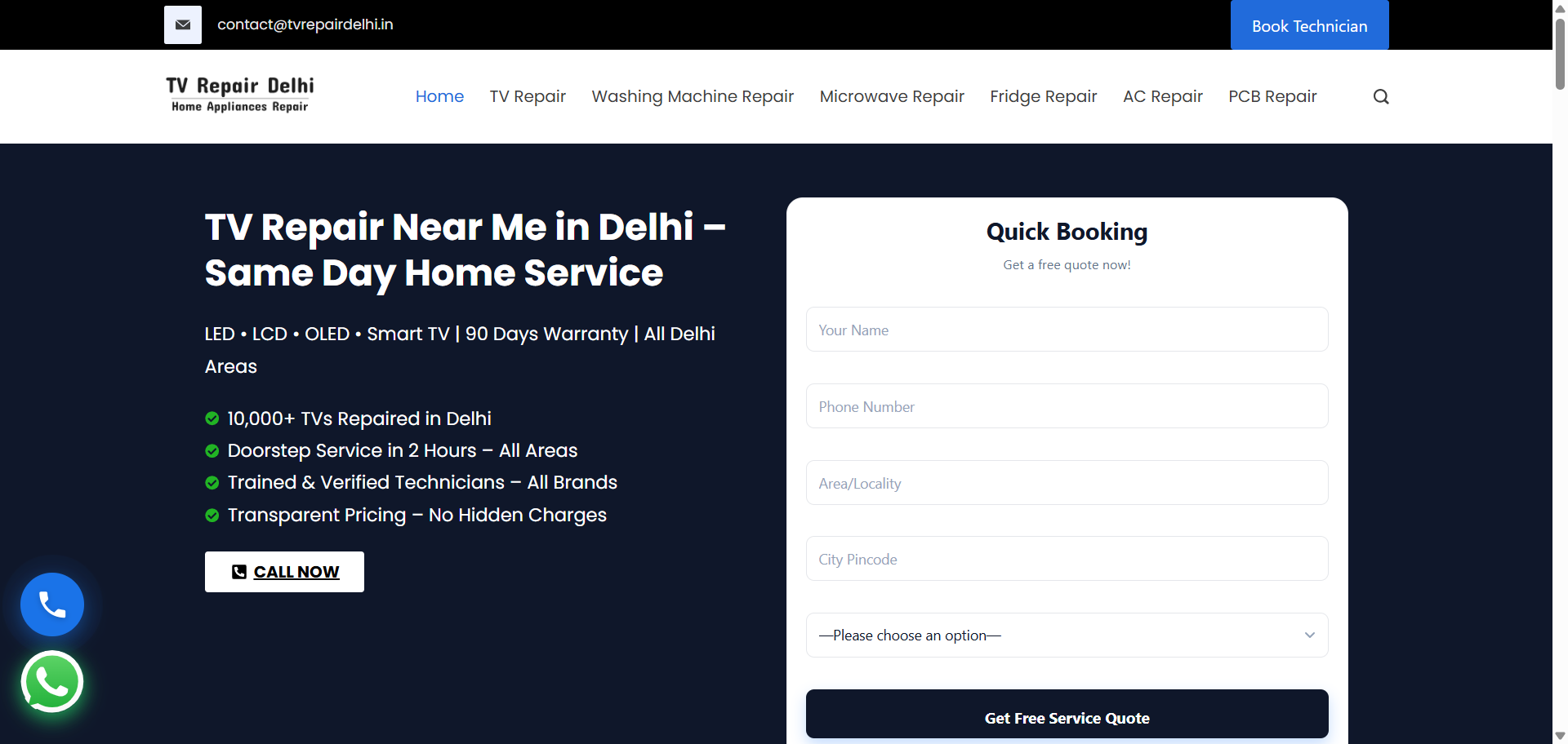 Tvrepairdelhi